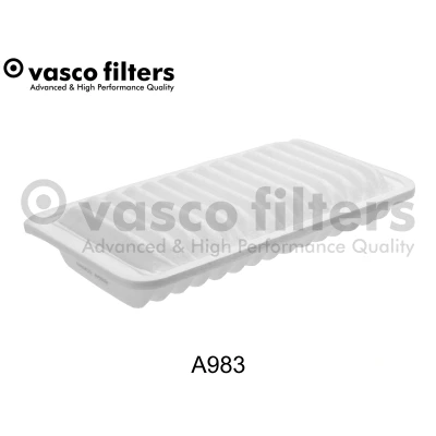 Abbildung von DAVID VASCO A983 Luftfilter 61 149 288 rechteckig Filtereinsatz TOYOTA: Avensis II Kombi, Corolla Verso, IX Schrägheck, SUBARU: BRZ Coupe