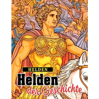 Abbildung von Helden der Geschichte Malbuch: Entdecke und feiere das Leben großer historischer Persönlichkeiten Ein Ausmalbuch für Kinder (im Alter von 8 12 Jahren)