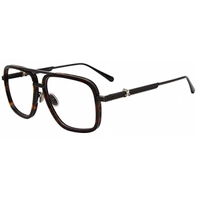 Abbildung von Philipp Plein Unisex VPP063V Sunglasses, Shiny Gun W/Coloured Parts, 58