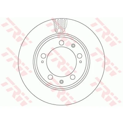 Abbildung von TRW DF6484S Bremsscheibe 297 28 5 136 Belüftet lackiert PORSCHE: 911 Coupe, Cabrio