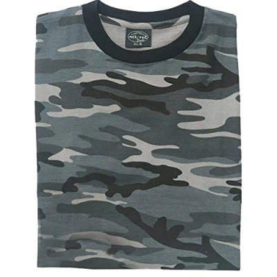 Abbildung von Mil Tec Herren T shirt 11012080 Shirt, Dark Camo, XL EU