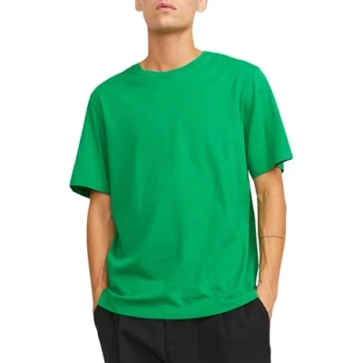 Abbildung von Jack &amp; Jones TEE SS O NECK NOOS Tshirt basic, Herren, Größe: Small, Green bee