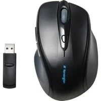 Abbildung von Kensington Kabellose ergonomische Full Size Maus, Wireless Pro Fit Computermaus für Laptop, Desktop und Gaming, mit 2.4GHz, USB Verbindung, 2 DPI Einstellungen, Inkl. AA Batterien, Schwarz, K72370EU