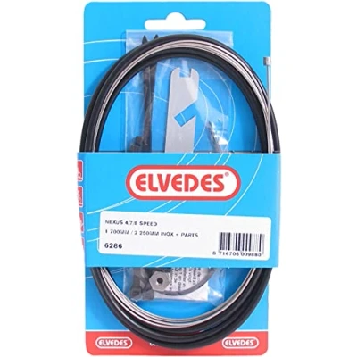 Abbildung von Schaltzug Satz 4/7/8 fach Elvedes Nexus 1700 / 2250 Mm Edelstahl Schwarz