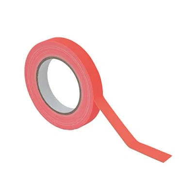 Abbildung von Gaffa Tape 19mm x 25m neonorange UV aktiv 25 m Klebeband zur Deko Gestaltung und Markierung
