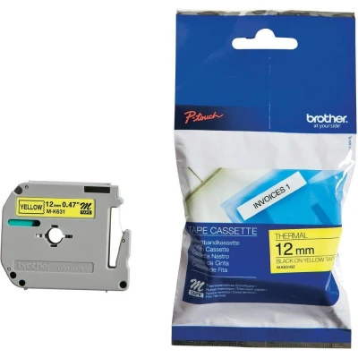 Abbildung von Brother M K631 (12 mm) Schwarz bis gelb Tape