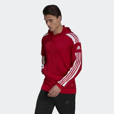 Abbildung von adidas Performance Kapuzenpullover, Herren, Größe: Large, Rotweiss
