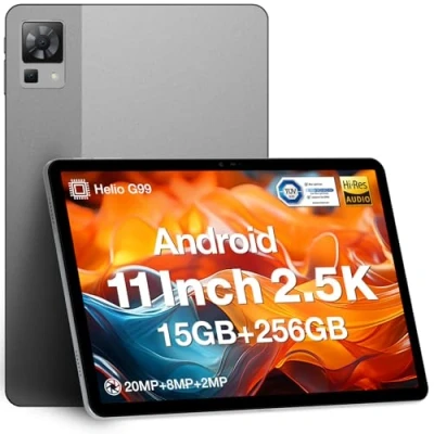 Abbildung von DOOGEE T30 Pro Android Gaming Tablet, 11 Zoll 2.5K Tablet PC /15 GB+256GB(2TB TF),Helio G99/Cota Core 2.0 GHz/8580mAh(33W)/20MP/Dual SIM 4G LTE +5G WiFi