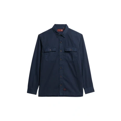 Abbildung von Superdry Military LONG Sleeve Leichte Jacke, Herren, Größe: XL, French navy