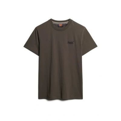 Abbildung von Superdry Embroidered Tshirt print, Herren, Größe: Small, Vintage black