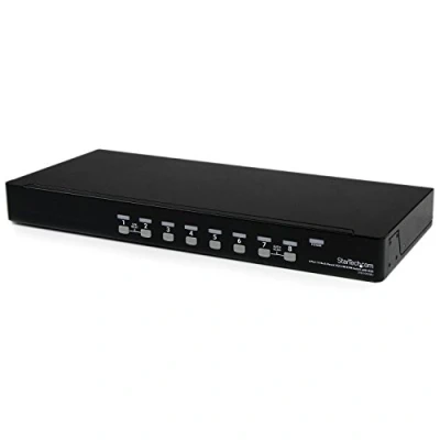 Abbildung von StarTech.com 8 Port USB / PS/2 KVM Switch mit OSD, fach Umschalter zur Rack Montage