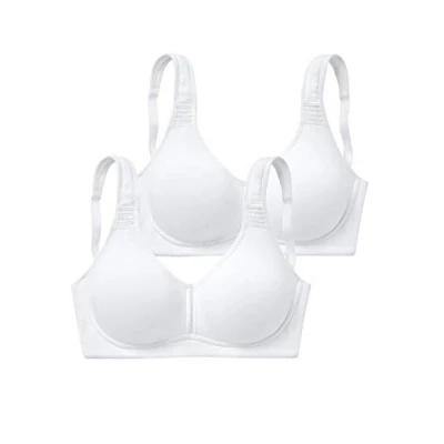 Abbildung von Lascana 2 PACK Tshirt BH, Damen, Größe: 100D, Weiß