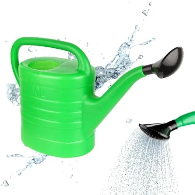Abbildung von Garronda Gießkanne 10l aus Kunststoff für Innen und Außenbereich, Garten Wohnung Haus Blumen Zimmerpflanzen Bewässerung, Giesskanne Wasserspender GD 0044
