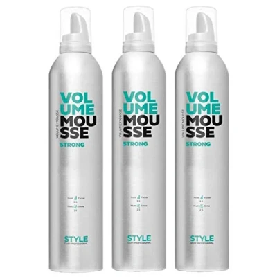 Abbildung von Dusy Style Volume Mousse strong 400ml Schaumfestiger Stylingschaum Haarschaum (3 Stück)