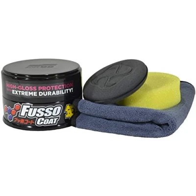 Abbildung von ADVANTUSE Fusso Coat Dark Autopflege Wachs Paste Wax Lackpflege 200g + Tuch LE Applikator