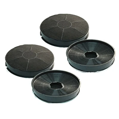 Abbildung von Aktivkohlefilter Typ 30/FAC309 universell passend für Dunstabzugshauben von AEG, Bauknecht, Whirlpool, Electrolux Kohlefilter 30 Umluft Sparset mit 4 Stück