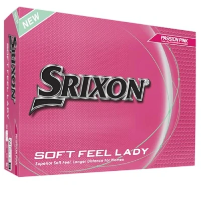 Abbildung von Srixon New Soft Feel Lady 2025 Golfbälle (weiß)