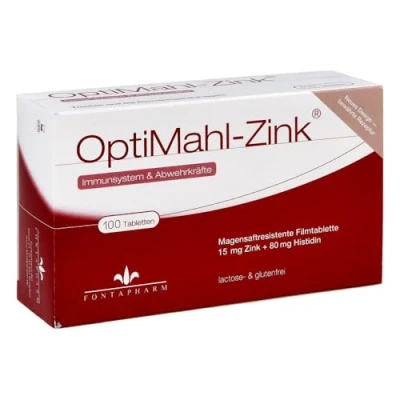 Abbildung von Optimahl Zink 15 mg Tabletten 100 St