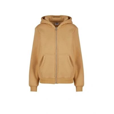 Abbildung von Urban Classics Bonded Sherpa Sweatjacke, Damen, Größe: 5XL, Unionbeige