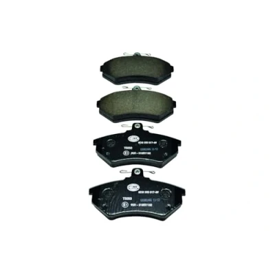 Abbildung von HELLA 8DB 355 017 891 Bremsbelagsatz nicht für Verschleißwarnanzeiger vorbereitet mit Bremssattelschrauben VOLKSWAGEN: GOLF 3, Passat B3/B4 Variant