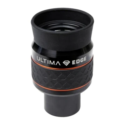 Abbildung von Celestron 93452 Ultima Edge 18 mm Parfokales Ultra Flachfeld Okular für 1,25 Zoll Fokussierer Gestochen scharfe Sicht, voll vergütete Linsen, geformter Gummigriff, Schwarz