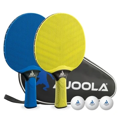 Abbildung von Joola Tischtennisschläger &quot;VIVID Outdoor&quot;, (Set, 6 tlg., mit Bällen Schlägerhülle)