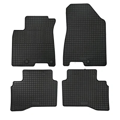 Abbildung von AutoStyle CK RKI01 Fußmattensatz Vollgummi vorne und hinten 4 schwarz KIA: Niro
