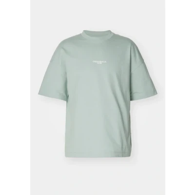 Abbildung von Jack &amp; Jones Jorsantorini TEE CREW NECK Tshirt print, Herren, Größe: Large, Gray mist