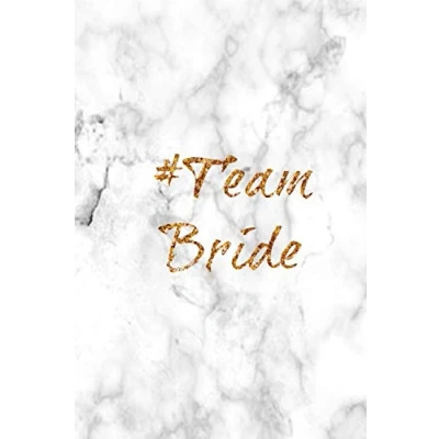Abbildung von #team bride: Marble wedding Jotter Homework Book Notepad Notebook Composition and Journal Diary Planner Gift