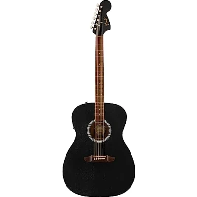 Abbildung von Fender Monterey Standard Acoustic Guitar, Walnut Fingerboard, Black Top