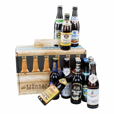 Abbildung von Bavariashop Geschenkbox Bier Geschenk &quot;Männer Handtasche&quot; 12 bayerische Biere in
