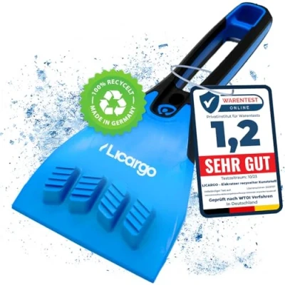 Abbildung von LICARGO® Eiskratzer Auto [Made in Germany] Ice Breaker aus 100% recyceltem Kunststoff langlebig &amp; stabil Scheiben Eisschaber Scheibenkratzer Premium Qualität 2024