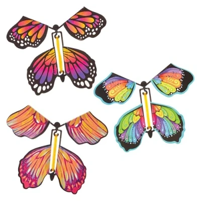 Abbildung von Baker Ross FN231 Launching Butterflies 6er Pack, Schmetterlings Partytütenfüller für Kinder