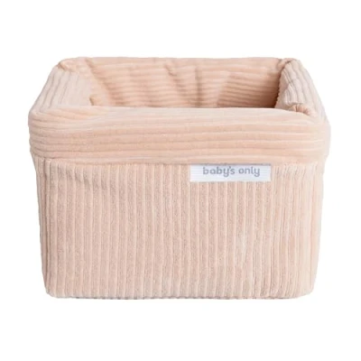 Abbildung von Baby&#039;s Only Wickeltischkörbchen Sense Aufbewahrungskörbe fur Babyartikel Körb für das Mädchenzimmer 18 x 14 cm Peach