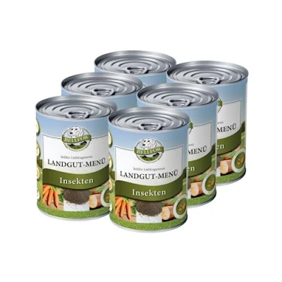 Abbildung von Bellfor Hundefutter Nass mit Insekten Landgut Menü 4.80 kg 4008 g