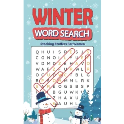 Abbildung von Stocking Stuffers For Women: Winter Word Search Adults: Perfect Gift Ideas Inspired By The Christmas American Tradition ... Activity Book Whole Family Adults