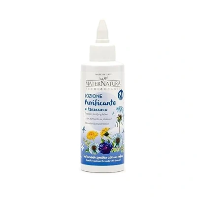 Abbildung von Maternatura, Löwenzahn Reinigungslotion, spezielle Behandlung für die Kopfhaut bei Schuppen, Bio zertifiziert, Made in Italy 150 ml