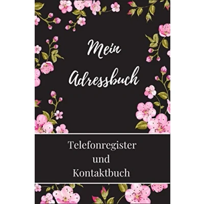 Abbildung von Mein Adresstbuch.Telefonregister und Kontaktbuch: Telefonbuch mit register a z für Adressen, Telefonnummern, Mailadressen, Geburtstage Nofallnummern. Adressbuch a5