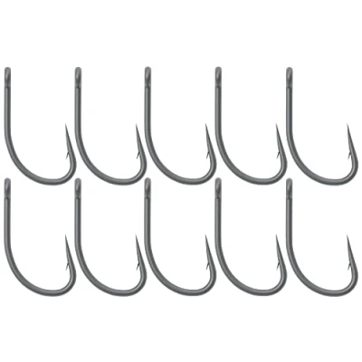 Abbildung von RidgeMonkey Ape X Straight Point Barbed 4 Karpfenhaken