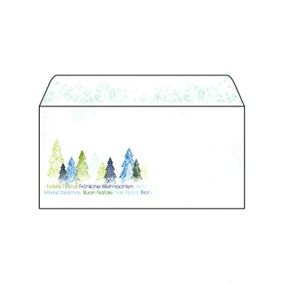 Abbildung von Sigel Briefumschläge Weihnachten DIN lang 90g VE=25 Stück Trees