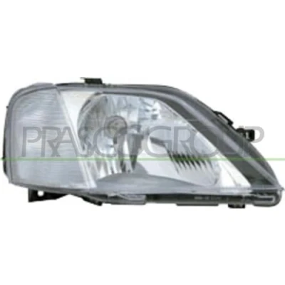 Abbildung von PRASCO DA3204803 Scheinwerfer rechts H4 weiß mit Blinklicht für Rechtsverkehr Lampenträger ohne Stellmotor LWR DACIA: Logan I Limousine