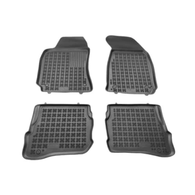 Abbildung von REZAW PLAST 200101 Fußmattensatz Gummi vorne und hinten 4 schwarz Maßgefertigt VOLKSWAGEN: Passat B5 GP Variant, Variant