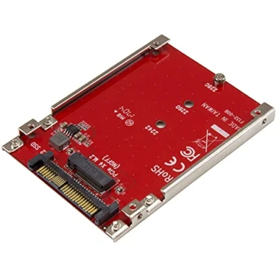Abbildung von StarTech.com M.2. PCI e NVMe auf U.2 (SFF 8639) Adapter Nicht kompatibel mit SATA HDD&#039;s oder SAS Controllern Für M.2 PCIe SSDs Laufwerk Host Konverter (U2M2E125)