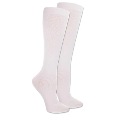 Abbildung von Dr. Scholl&#039;s Damen Abgestufte Kompression auf Reisen Graduada para Viagem/Lässige Socken, Weiß (2er Pack), 4 10