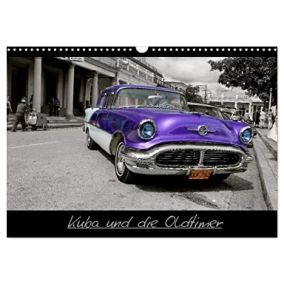 Abbildung von Kuba und die Oldtimer (Wandkalender 2025 DIN A3 quer), CALVENDO Monatskalender