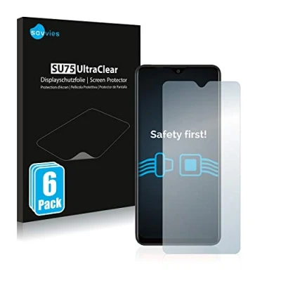 Abbildung von Savvies 6 Stück Schutzfolie für Blackview A80 Plus Displayschutz Folie Ultra Transparent