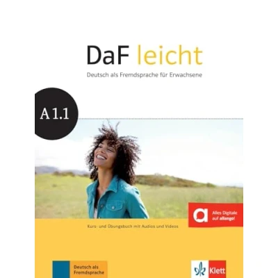 Abbildung von DaF leicht A1.1: Deutsch als Fremdsprache für Erwachsene. Kurs und Übungsbuch mit Audios Videos (DaF leicht: Erwachsene)