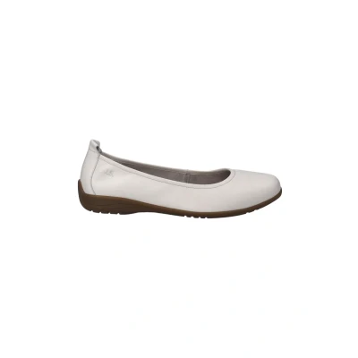 Abbildung von Josef Seibel Damen Klassische Ballerinas Fenja 01,Weite G (Normal),Slip ons,Freizeitschuhe,sportlich,Ballerinen,Pumps,Weiss,39 EU