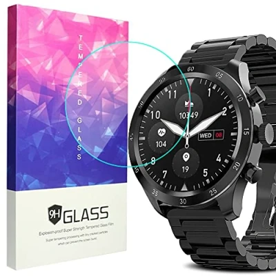 Abbildung von Onetuo Displayschutzfolie Kompatibel für BANLVS 1,32 Zoll Smartwatch, 9H Härte Panzerglas Schutzfolie Smartwatch Herren I30 (3 pack)