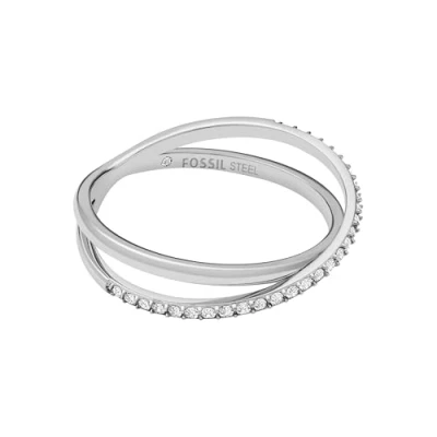 Abbildung von Fossil Sadie Ring silvercoloured, Damen, Größe: 52, Silver coloured